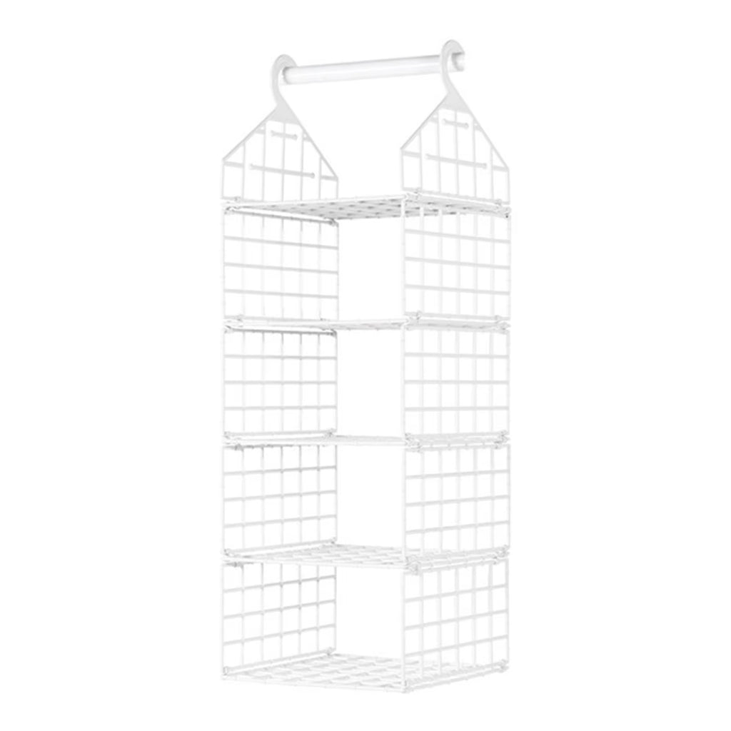 ClosetMax™ Foldable Hanging Organizer – Multi-Tier Space Saver for Pajamas, Coats, Sweaters & More